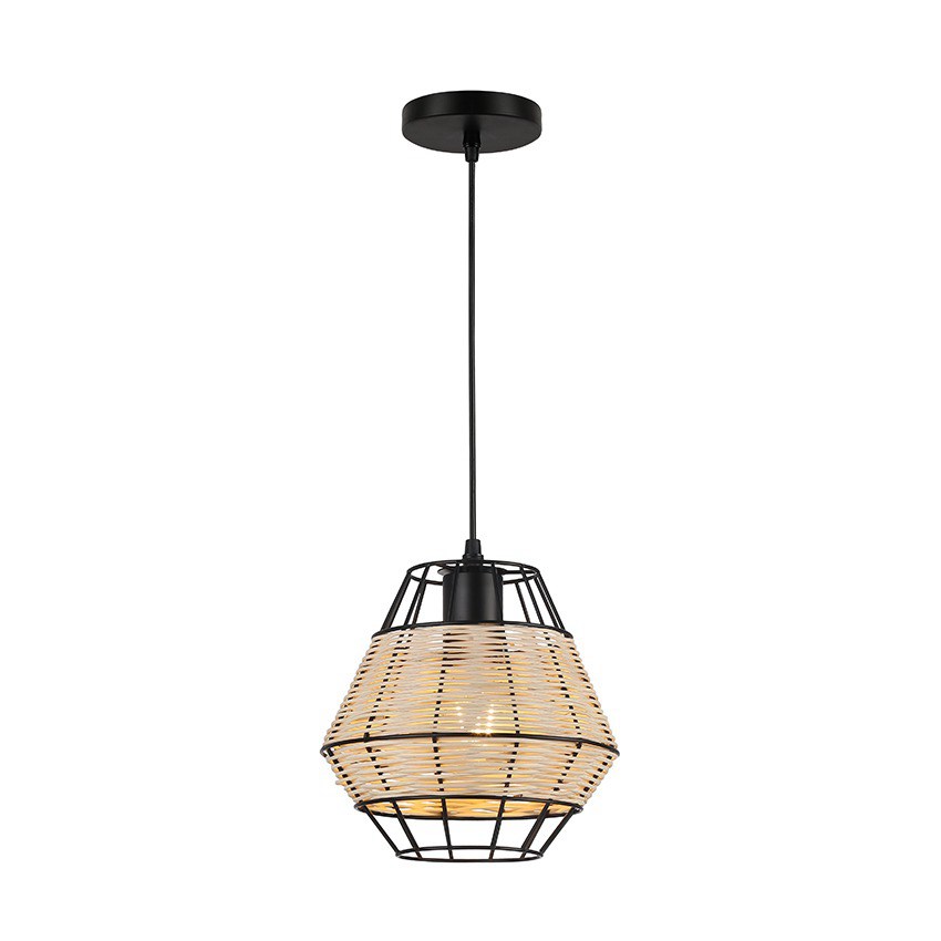 Metal Nordic Modern Hot Selling Color Circular Design Woven Retro Pendant Light