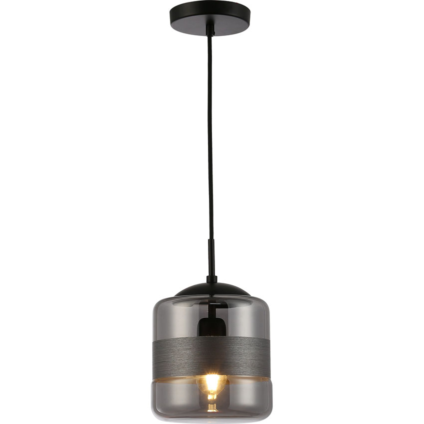 1 Light Glass Pendant Lamp