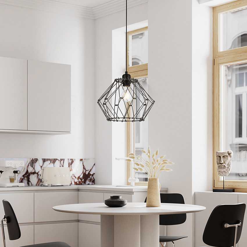 1 Light Transformer Metal Pendant Lamp