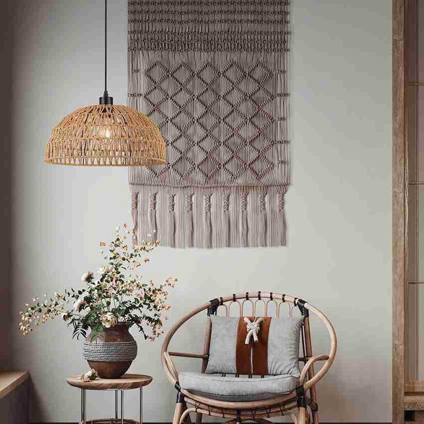 Paper Rope Woven Island Pendant Lights